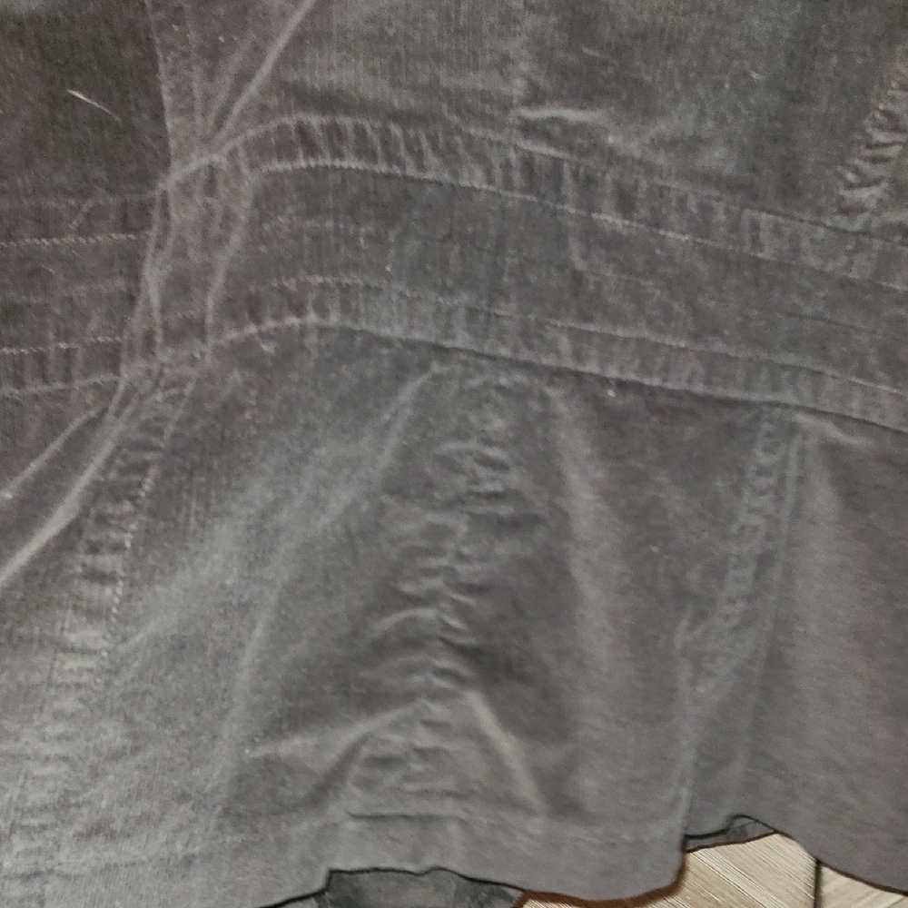 a.n.a Corduroy Black Blazer with Button Accents - Picture 9 of 10